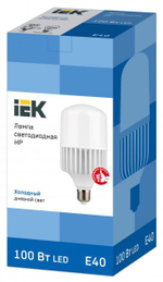 Лампа светодиодная HP 100Вт 230В 6500К E40 IEK