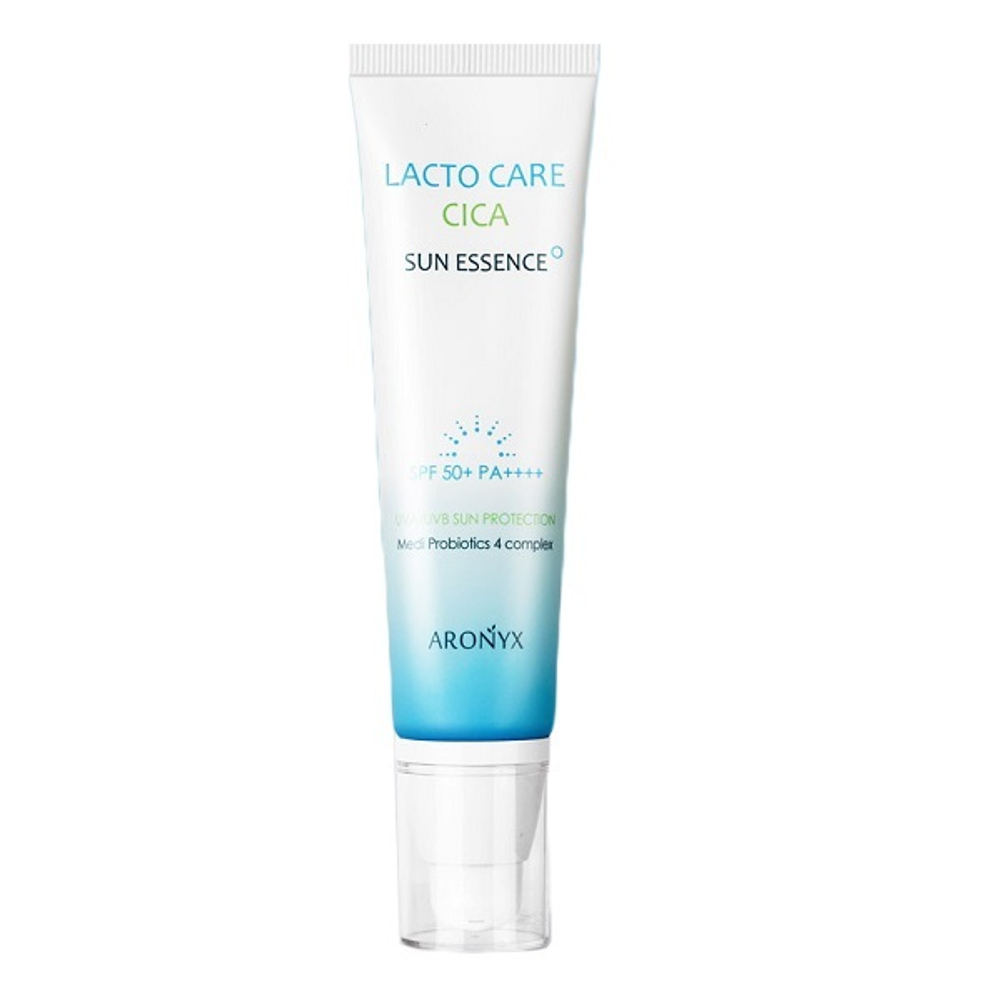 Солнцезащитная эссенция с лактобактериями SPF50+ PA++++ Aronyx Lacto Care CICA Sun Essence 50мл