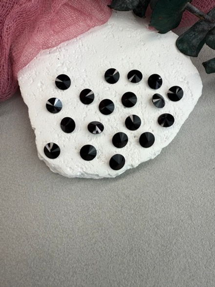 Риволь Rivoli 8 мм, Jet hematite