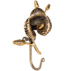 Настенный крючок Орхидея Джолли Бронза