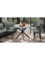 Стол кухонный Черный муар 100(131)х100х75 см