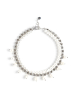 Колье "Rich White" Silver