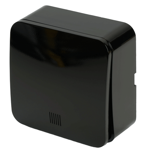 Выключатель открытой установки 1-клавишный с индикатором, STEKKER, 250В, 10А, IP20, серия София, черный, MSW10-11-20-02 49292