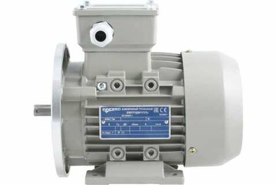 INNORED Электродвигатель трёхфазный асинхронный (0.55 кВт 1400об/мин) 200"19мм, на лапах, схема включения "звезда"/"треугольник" (380В/220В), IP55 RM80M1-4 B35