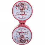 Банка жестяная 200мл 11,2*12,2*4см «Лосик» двухсторонняя