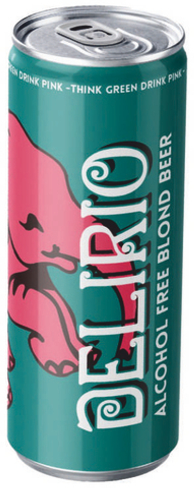 Пиво Хейге Делирио Алкоголь Фри Блонд / Huyghe DeliriO Alcohol Free Blond 0.33 - банка