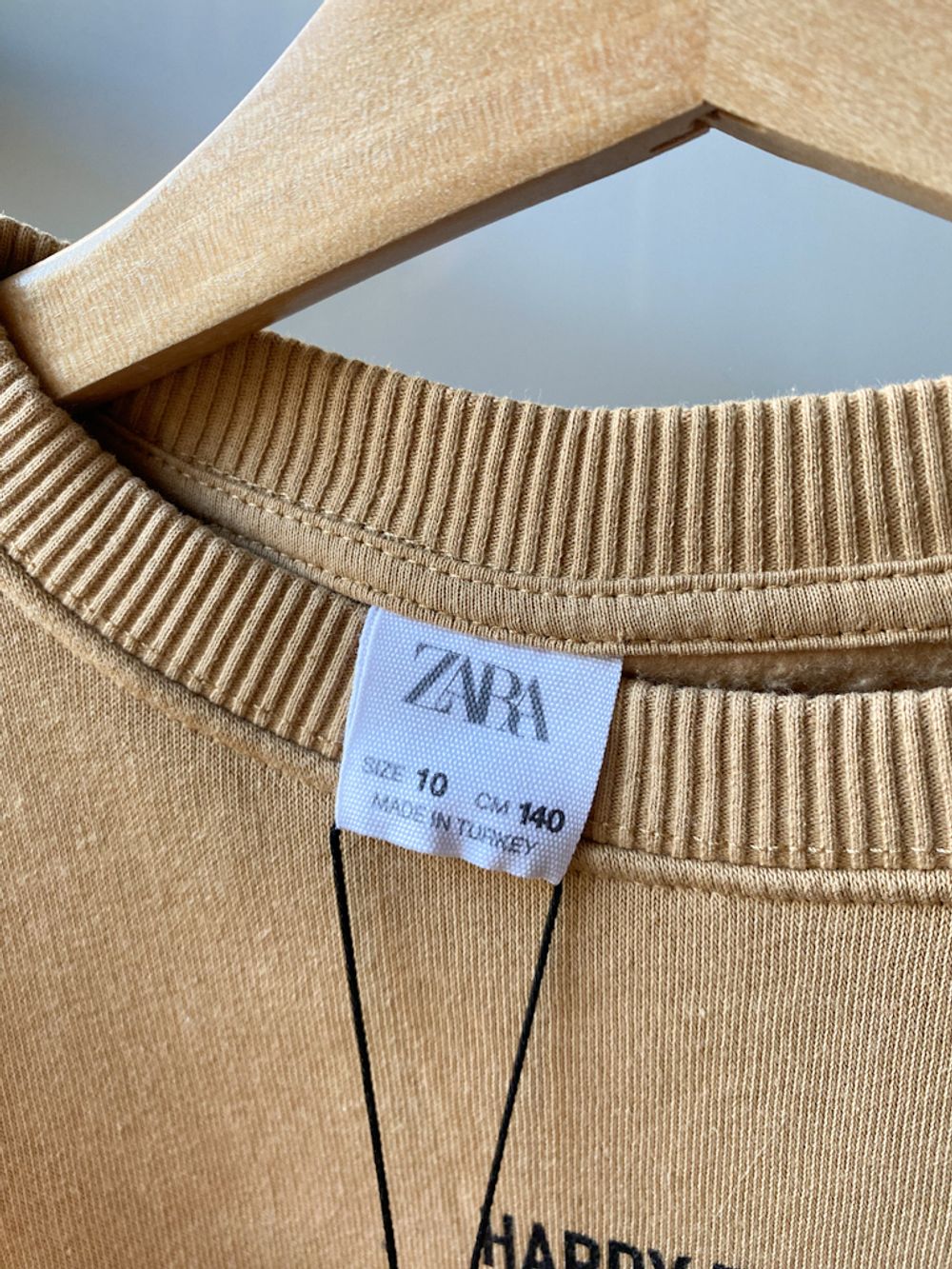 Новый хлопковый свитшот Zara, 140