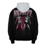 Купить Бомбер Heartz Double Barreled Oversized Embroidered Hooded Черный Бомбер Heartz Double Barreled Oversized Embroidered Hooded Черный
