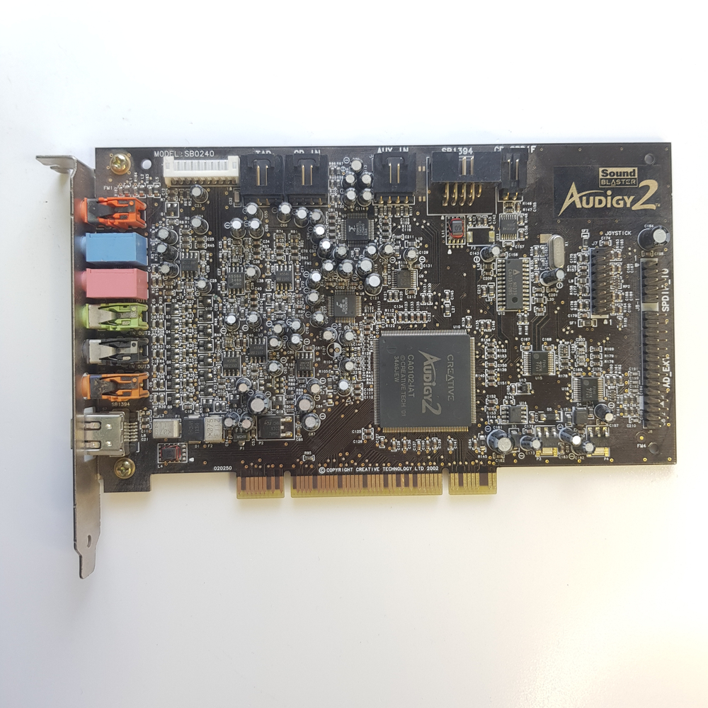 Звуковая карта Audigy2 5.1 SB0240 Creative под устаревший слот PCI