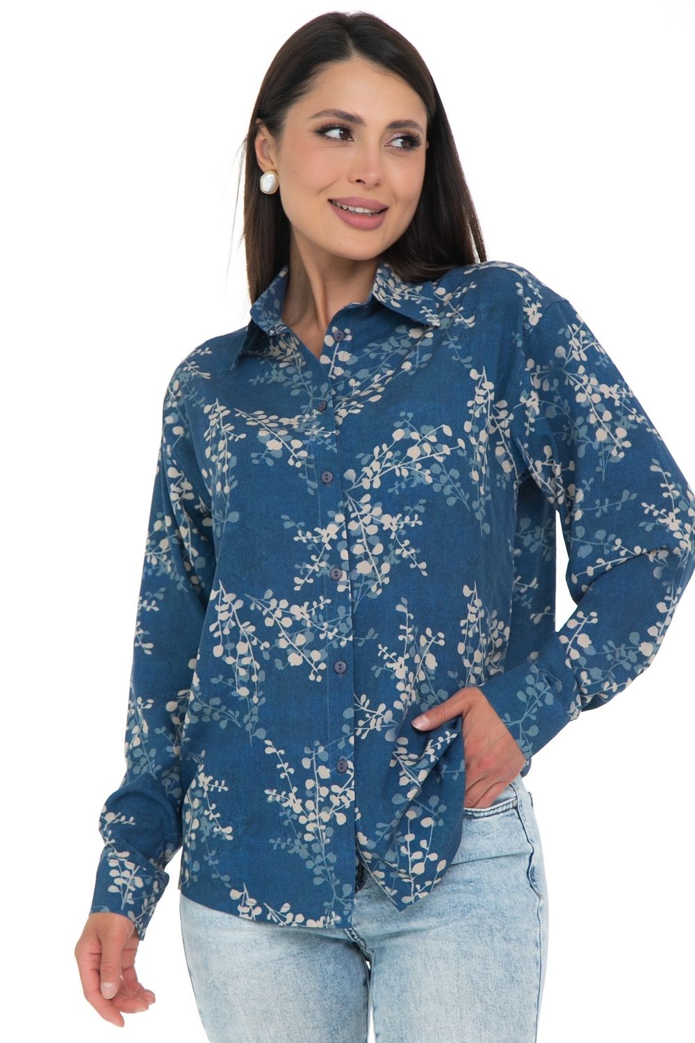 Рубашка Отличная Хит (джинс) Diolche