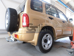 Фаркоп оцинкованный Galia S030A для Suzuki Grand Vitara 1998-2005, Suzuki Grand Vitara XL7 1998-2003(паспорт и сертификат в комплекте)(без электрики)
