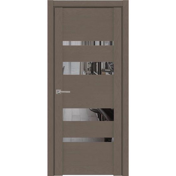 Купить Фото межкомнатной двери экошпон Uberture Uniline Soft Touch 30013 софт тортора с зеркалом