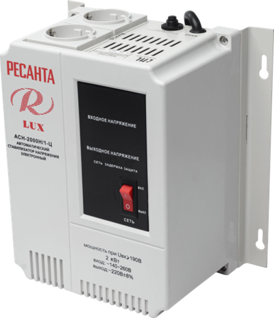 Стабилизатор напряжения серии LUX РЕСАНТА АСН-2000Н/1-Ц