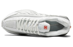 Кроссовки Nike Shox R4 "White And Metallic Silver" (Женская размерная сетка)