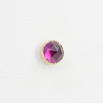 Grisant Cab tops with rose cut stone