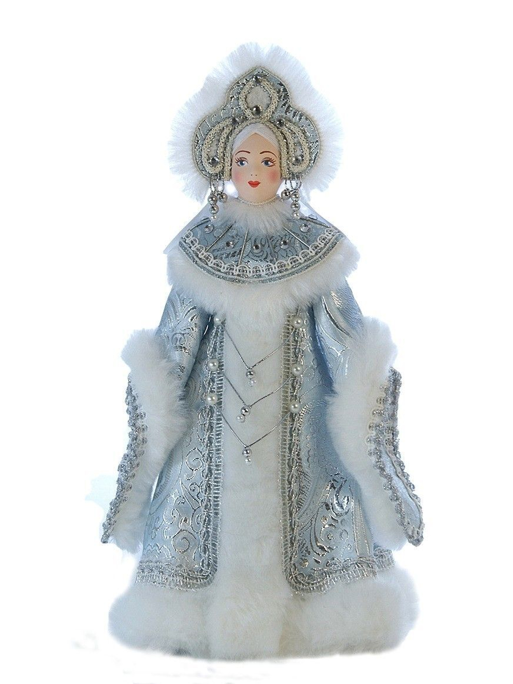 Кукла фарфоровая Снегурочка под елку