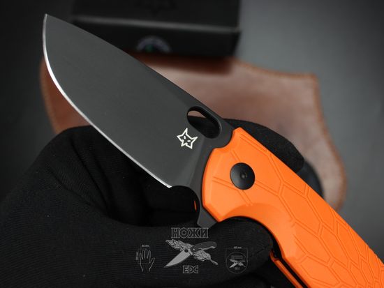 Складной нож FOX knives 604 OR CoreVox c клинком из стали Böhler N690, рукоять FRN
