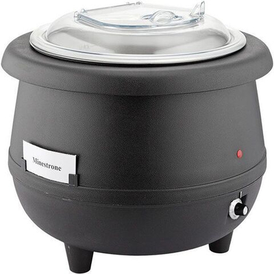 Мармит-супница электр. 50Гц;пластик,алюмин.;10л;D=35,H=38,L=40,B=40см;450вт;черный (Цвет: черный)