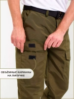 Брюки карго прямые