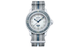 SWATCH Men 42.3mm Beige Watch SO35S100