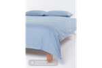 Постельное белье GoodNight Pure Страйп-сатин 2 сп. (пододеяльник и 2 наволочки), синий