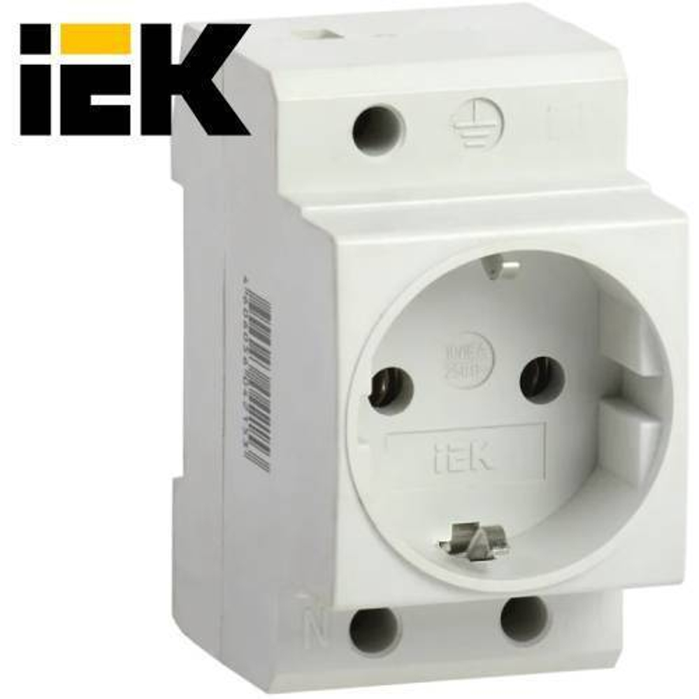 Розетка на DIN-рейку IEK/MRD10-16