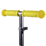 Самокат 3х-колес. 55 см, ручка макс. 62 см, желтый, колеса PU свет цветные, макс. вес 45 кг