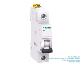 Автоматический выключатель Schneider Electric Acti 9 iK60N 1П 10A 6кА C (автомат электрический) A9K24110