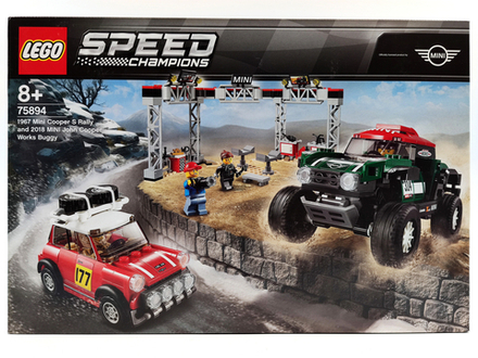 Конструктор LEGO 75894 Автомобили 1967 Mini Cooper S Rally и 2018 MINI John Cooper Works Buggy