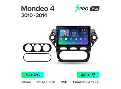 Магнитола Teyes SPRO Plus 3-32 Ford Mondeo 4 2010 — 2014 10.2"
