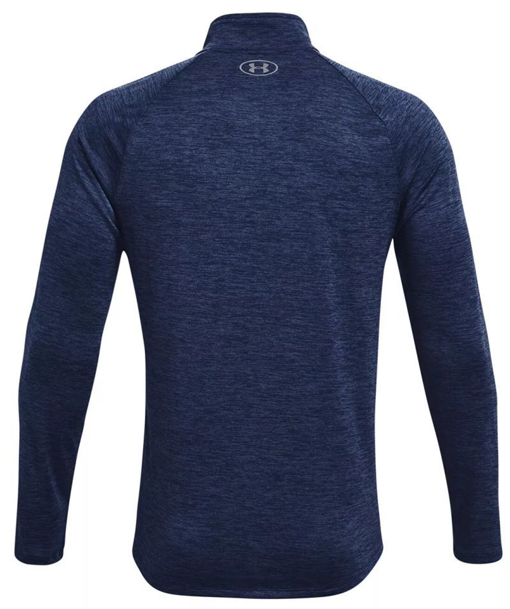 Мужская теннисная футболка теннисная Under Armour UA Tech 2.0 1/2 Zip M - небесный