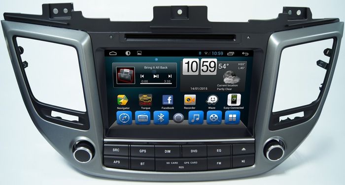 Магнитола для Hyundai Tucson 2016-2018 - Kuberg KR-8101-S9 на Android, SIM-слот