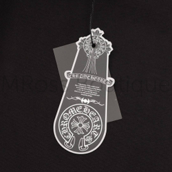 Женские штаны Chrome Hearts в черном цвете на резинке с крестами