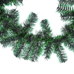 Венок хвойный «Северное сияние» d-40 см (100 веток), ПВХ зеленый иней