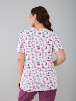 Футболка Фкл-222/экрю-цветныемазки