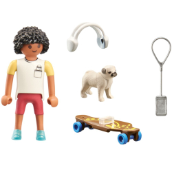 Playmobil - My Life Мальчик с собакой 71612 / артикул   71612  / GTIN 4008789716125