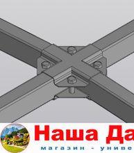 Теплица Усиленная &quot;Стандарт Делюкс&quot; 3х4 метра (каркас) магазин Наша Дача