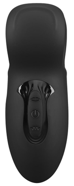 Мужской вибратор-стимулятор Man Wand with Vibration and Moving Wings (Цвет: черный)