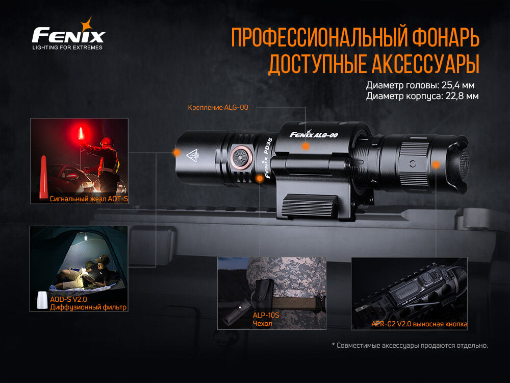Фонарь Fenix PD35 V3.0 Cree XP-L HI V3 LED