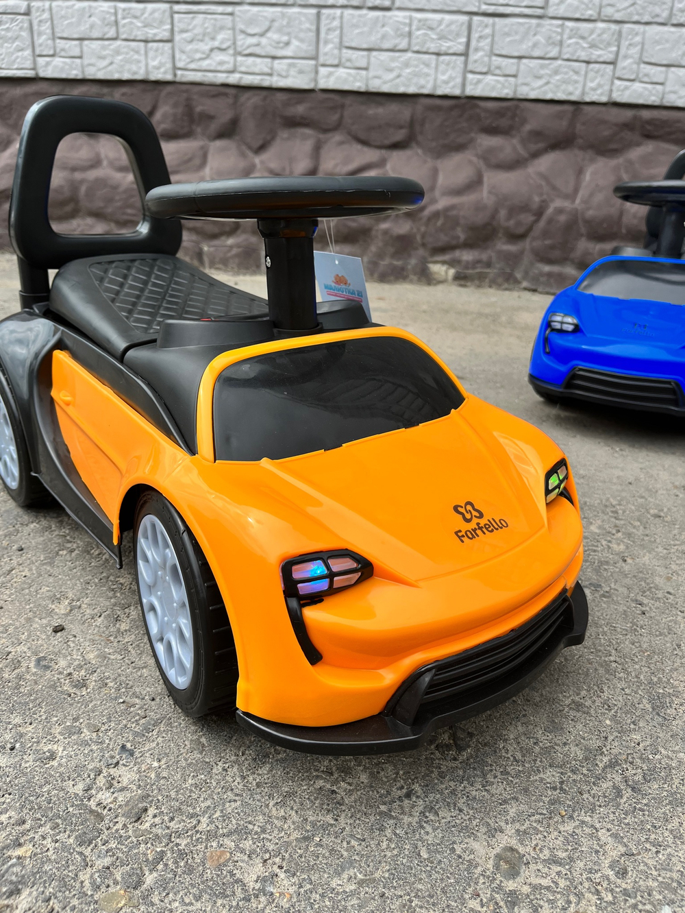 Стильная детская каталка JQ66 (Желтый)