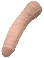Телесный фаллоимитатор из ультраскин - 16 см. (Цвет: телесный)