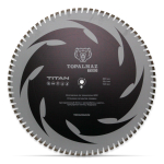 Диск алмазный отрезной для армированного бетона TOPALMAZ TITAN, диаметр 600, 800 мм, посадочное 25,4 мм, высота сегмента 13,5 мм