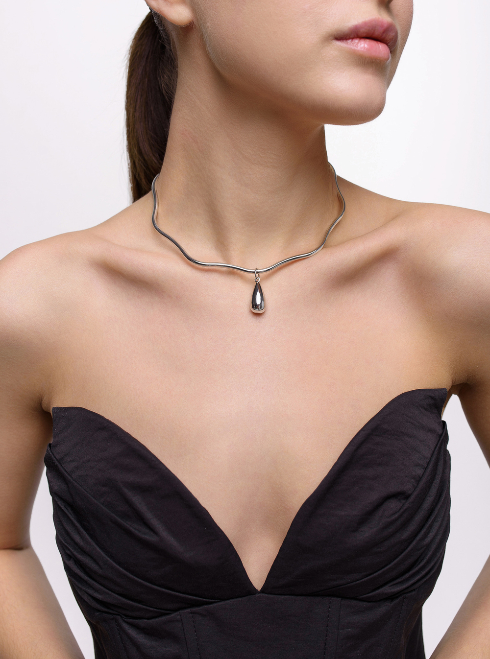 Колье "Drop" Silver