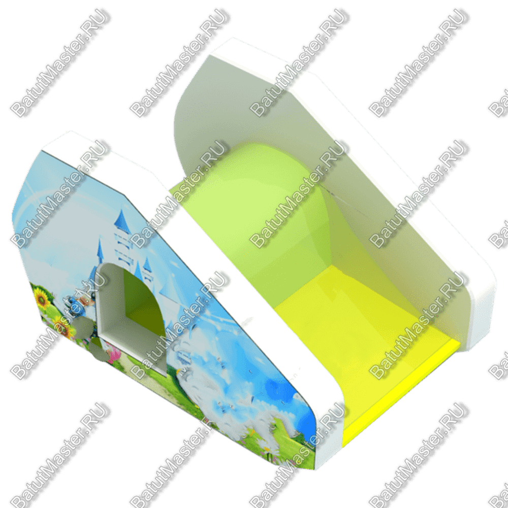 ГОРКА С ПРОЗРАЧНЫМ СПУСКОМ