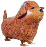 Шар (23"/58 см) Ходячая Фигура, Терьер, Коричневый1 шт.