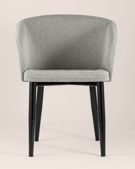 Кресло Ральф рогожка серый