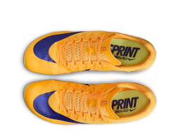 Кроссовки для бега мужские Nike Zoom Rival Sprint в жёлто-синем цвете