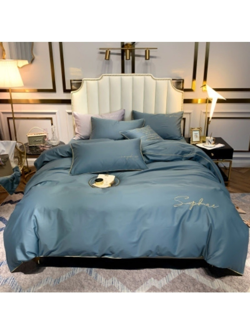 Постельное белье из сатина Морская волна 2-спальное