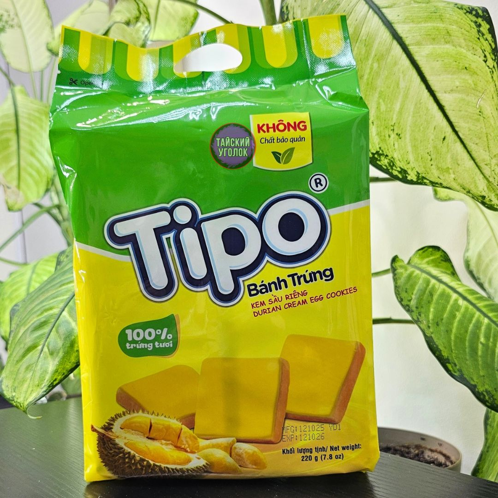 Тосты TIPO с Дурианом 220 гр