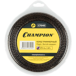 Леска CHAMPION Magic 2,4*87 м (витой квадрат) + нож   C7040